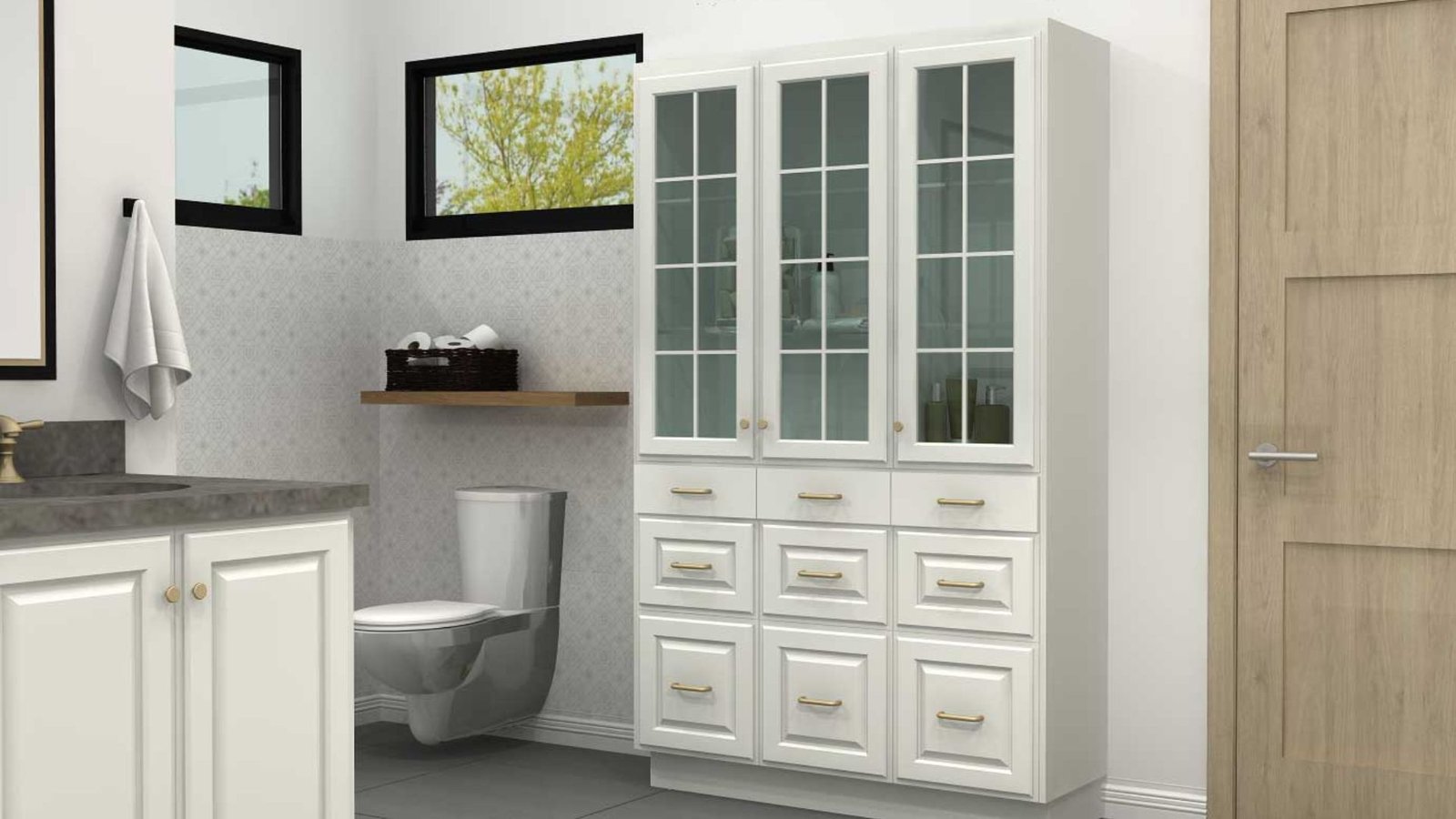 Linen Cabinets for Small Bathrooms